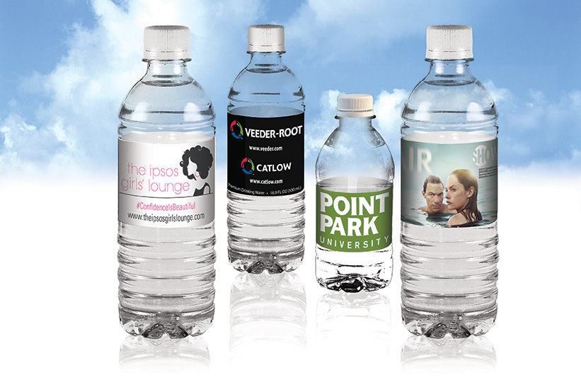 Purified Water Bottles and Custom Labels