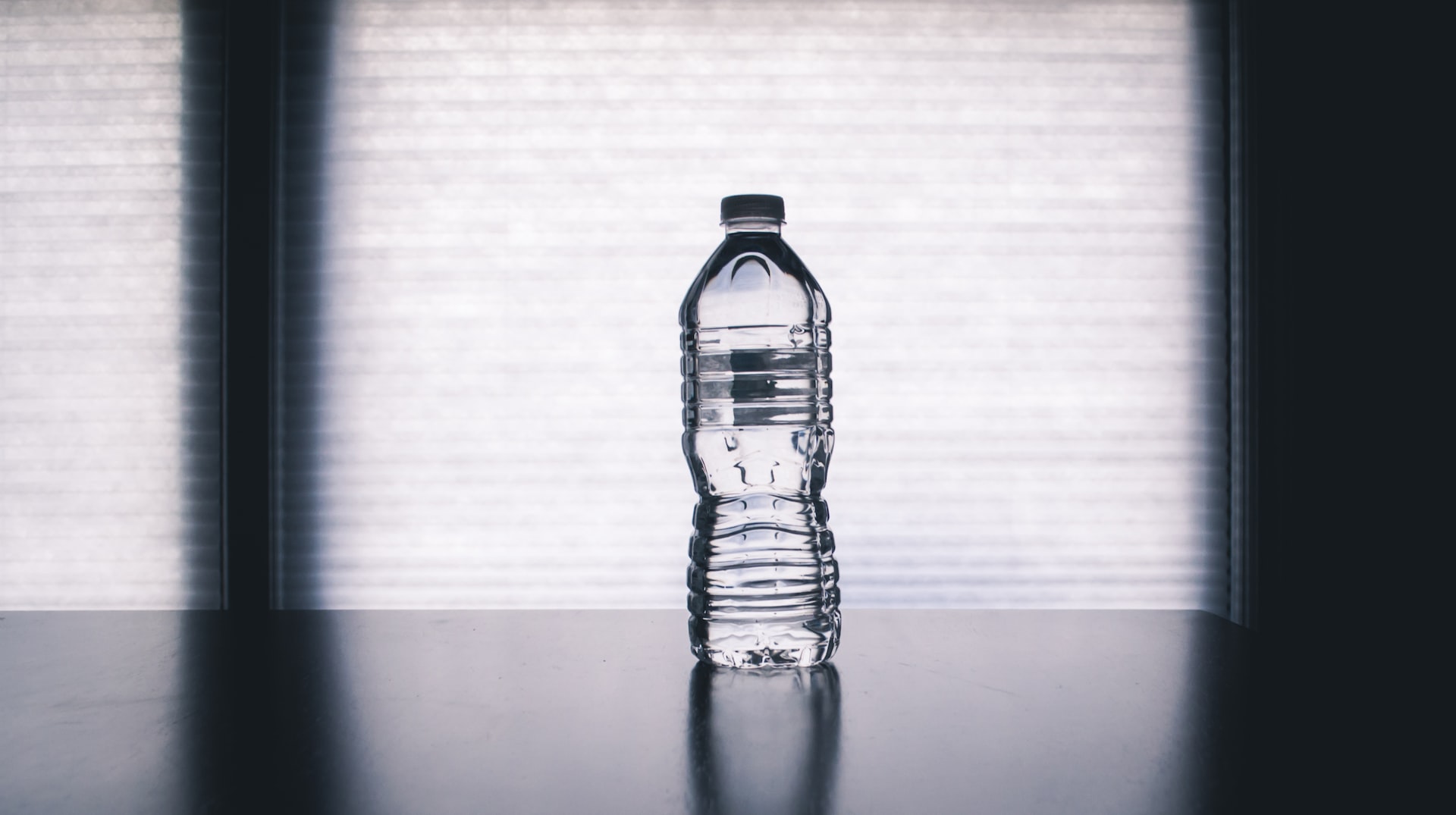 A bottle of water is healthy
