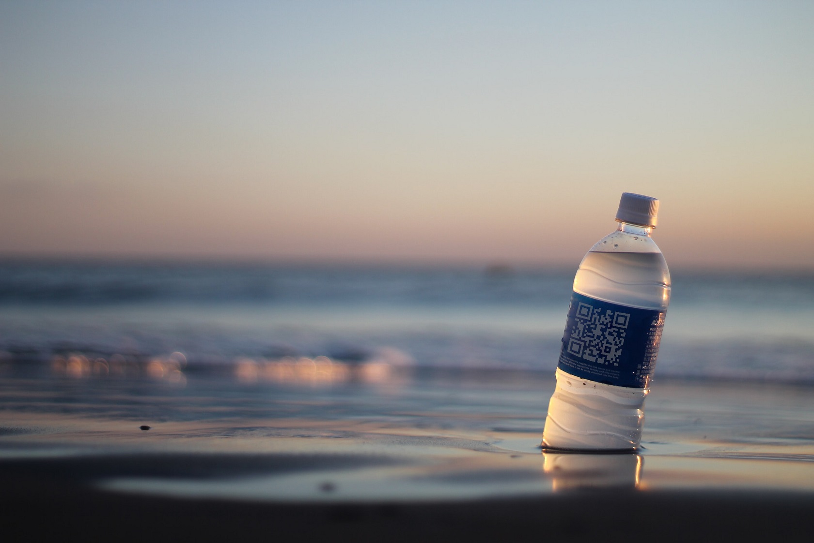 QR Codes on Customized Water Bottles