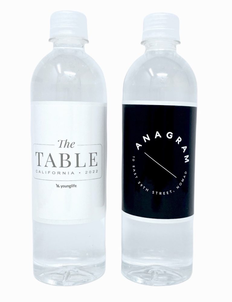 Custom Label Water Bottles