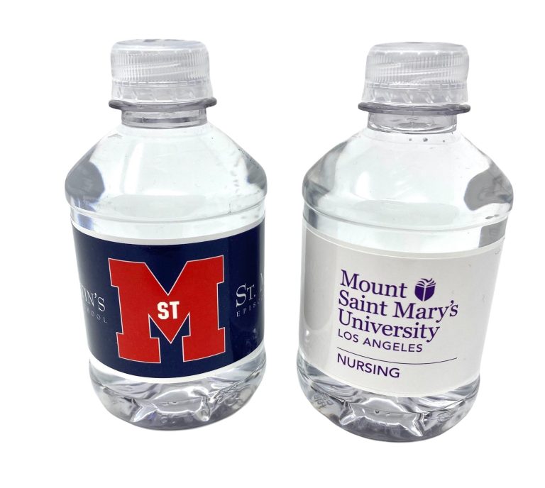 custom label water bottles 8oz